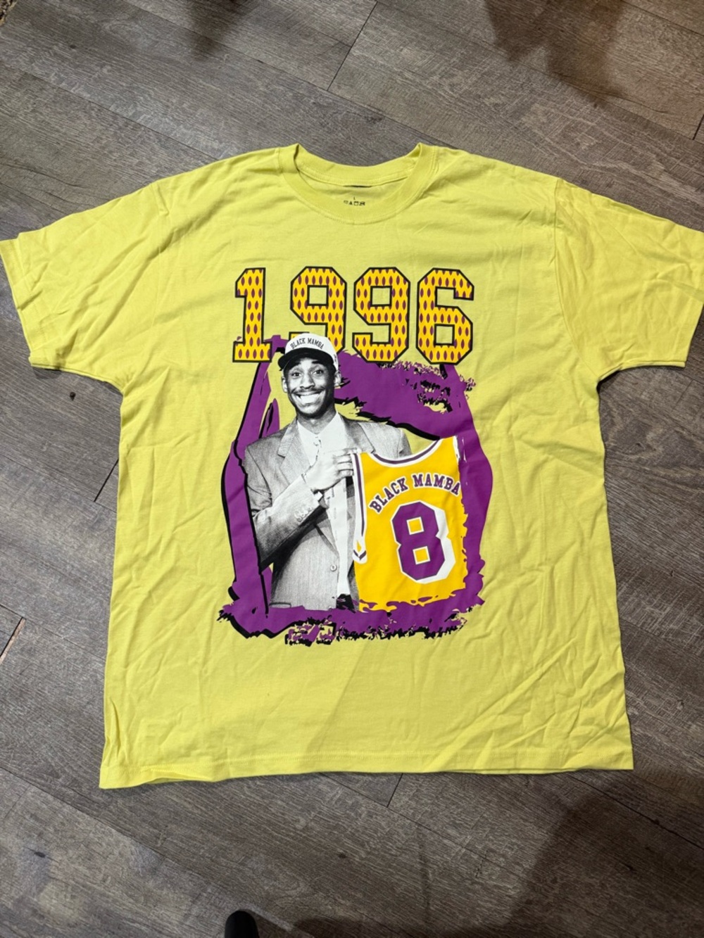 1996 Black Mamba Graphic Tee - Yellow